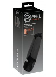 Черный вибромастурбатор с трехточечной стимуляцией Penis Trainer with 3 Point Stimulation - Orion - в Грозном купить с доставкой