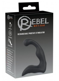 Черный перезаряжаемый стимулятор простаты с вибрацией - 14,6 см. - Orion - в Грозном купить с доставкой