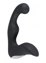 Черный перезаряжаемый стимулятор простаты с вибрацией - 14,6 см. - Orion - в Грозном купить с доставкой