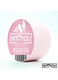 Розовый скотч для фиксации Non-Sticky Bondage Tape - 15 м. - Intoyou - купить с доставкой в Грозном