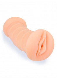 Телесный двусторонний мастурбатор с вибропулей и эрекционными кольцами в комплекте - Sexy Girl - в Грозном купить с доставкой
