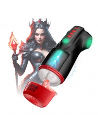 Интерактивный мастурбатор Raven с вакуумом, вибрацией и подсветкой - Shots Media BV - в Грозном купить с доставкой