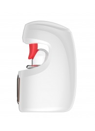 Белый мастурбатор с язычком и возвратно-поступательными движениями - Secwell - в Грозном купить с доставкой