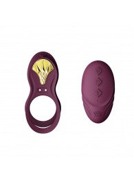 Фиолетовое эрекционное виброкольцо Bayek с пультом ДУ - Zalo - в Грозном купить с доставкой