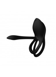 Черное эрекционное виброкольцо Bayek с пультом ДУ - Zalo - в Грозном купить с доставкой