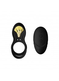 Черное эрекционное виброкольцо Bayek с пультом ДУ - Zalo - в Грозном купить с доставкой