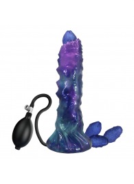 Фиолетовый яйцеродящий фаллоимитатор Duskwalker Sentinal на присоске - 22,4 см. - Baile - купить с доставкой в Грозном