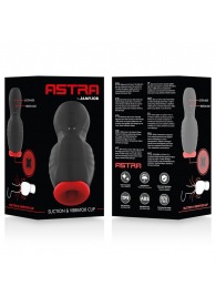 Черно-красный мастурбатор с вибрацией и всасыванием - JAMYJOB - в Грозном купить с доставкой