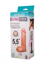 Фаллическая насадка Харнесс UNICOCK 5,5  - 17 см. - LOVETOY (А-Полимер) - купить с доставкой в Грозном