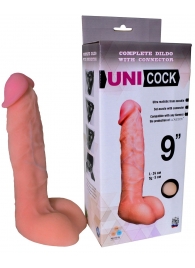 Фаллическая насадка Харнесс UNICOCK 9  - 24 см. - LOVETOY (А-Полимер) - купить с доставкой в Грозном