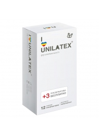 Разноцветные ароматизированные презервативы Unilatex Multifruit  - 12 шт. + 3 шт. в подарок - Unilatex - купить с доставкой в Грозном