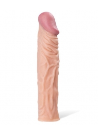 Насадка с ярко выраженной головкой и рельефным стволом - 19 см. - A-toys - в Грозном купить с доставкой