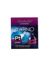 Стимулирующая насадка со спиралью из усиков Platino  Шторм - Sitabella - купить с доставкой в Грозном