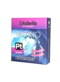 Стимулирующая насадка со спиралью из усиков Platino  Шторм - Sitabella - купить с доставкой в Грозном