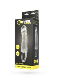 Прозрачная насадка с петлёй для фиксации - 14 см. - ToyFa - в Грозном купить с доставкой