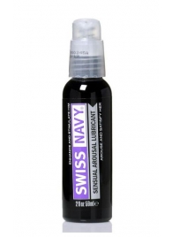 Возбуждающий гель-лубрикант на водной основе Sensual Arousal Lubricant - 59 мл. - Swiss navy - купить с доставкой в Грозном