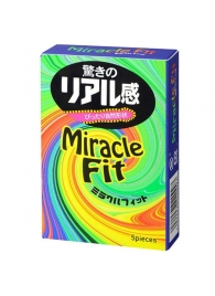 Презервативы Sagami Xtreme Miracle Fit - 5 шт. - Sagami - купить с доставкой в Грозном