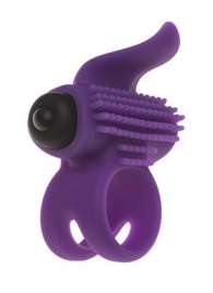 Эрекционное кольцо с подхватом мошонки и стимуляцией клитора Bullet Lastic Ring - Adrien Lastic - в Грозном купить с доставкой