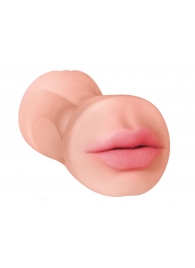 Двусторонний мастурбатор Goddess of Love - вагина и ротик - Lola Games - в Грозном купить с доставкой