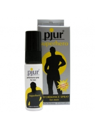 Пролонгирующий мужской спрей pjur SUPERHERO spray - 20 мл. - Pjur - купить с доставкой в Грозном