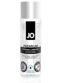 Охлаждающий лубрикант на силиконовой основе JO Personal Premium Lubricant Cooling - 60 мл. - System JO - купить с доставкой в Грозном
