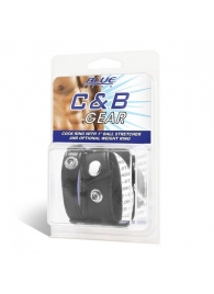 Утяжка для мошонки и пениса Cock Ring With 1  Ball Stretcher And Optional Weight Ring - BlueLine - купить с доставкой в Грозном