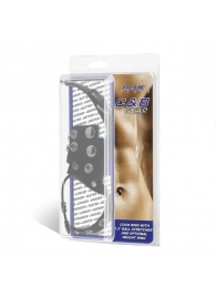 Утяжка на пенис и мошонку Cock Ring With 1.5  Ball Stretcher And Optional Weight Ring - BlueLine - купить с доставкой в Грозном