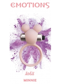 Розовое эрекционное виброколечко Emotions Minnie Light pink - Lola Games - в Грозном купить с доставкой