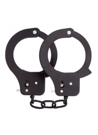 Чёрные наручники из листового металла BONDX METAL CUFFS BLACK - Dream Toys - купить с доставкой в Грозном