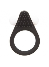Чёрное эрекционное кольцо LIT-UP SILICONE STIMU RING 1 BLACK - Dream Toys - в Грозном купить с доставкой