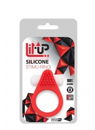 Красное эрекционное кольцо LIT-UP SILICONE STIMU RING 1 RED - Dream Toys - в Грозном купить с доставкой
