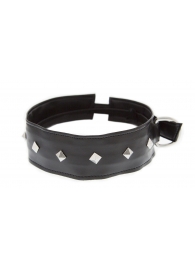 Полиуретановый ошейник с пуклями Collar with Studs - Blush Novelties - купить с доставкой в Грозном
