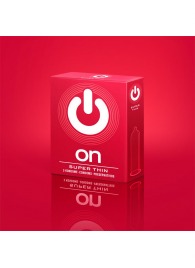 Супертонкие презервативы ON) Super Thin - 3 шт. - ON) - купить с доставкой в Грозном