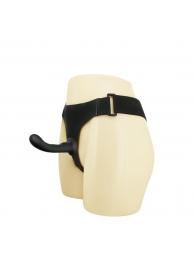 Страпон с изогнутой головкой Ultra Harness Curvy Dildo - 15,8 см. - Baile - купить с доставкой в Грозном