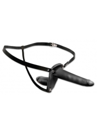 Женский страпон с вагинальной пробкой Double Penetrix Strap-on - 15 см. - Pipedream - купить с доставкой в Грозном