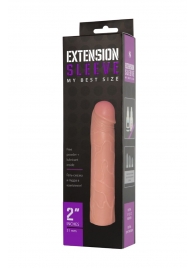 Насадка-удлинитель Extension sleeve телесного цвета - 18,5 см. - Sitabella - в Грозном купить с доставкой