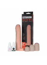 Насадка-удлинитель Extension sleeve с подхватом мошонки - 19 см. - Sitabella - в Грозном купить с доставкой