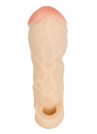 Закрытая удлиняющая насадка на пенис с подхватом мошонки T B Extension - Orion - в Грозном купить с доставкой