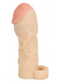 Закрытая удлиняющая насадка на пенис с подхватом мошонки T B Extension - Orion - в Грозном купить с доставкой