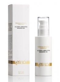 Массажный гель-смазка на силиконовой основе Allover Massage Gel - 100 мл. - YESforLOV - купить с доставкой в Грозном