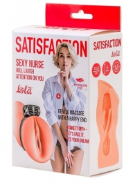 Мастурбатор с виброкольцом Satisfaction Magazine Nurse - Lola Games - в Грозном купить с доставкой