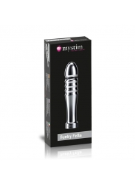 Ребристый фаллоимитатор для электростимуляции Funky Fella Rill Dildo - 13 см. - MyStim - купить с доставкой в Грозном