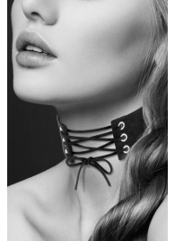 Оригинальный ошейник-чокер со шнуровкой - Bijoux Pour Toi - купить с доставкой в Грозном
