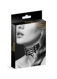 Оригинальный ошейник-чокер со шнуровкой - Bijoux Pour Toi - купить с доставкой в Грозном