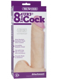 Ультрареалистичная насадка для трусиков Vac-U-Lock 8  ULTRASKYN Cock - 20,57 см. - Doc Johnson - купить с доставкой в Грозном