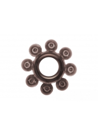 Чёрное эрекционное кольцо Rings Bubbles - Lola Games - в Грозном купить с доставкой