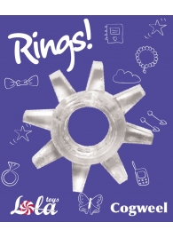 Прозрачное эрекционное кольцо Rings Cogweel - Lola Games - в Грозном купить с доставкой