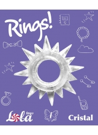 Прозрачное эрекционное кольцо Rings Cristal - Lola Games - в Грозном купить с доставкой