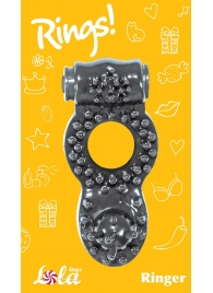 Чёрное эрекционное кольцо Rings Ringer - Lola Games - в Грозном купить с доставкой