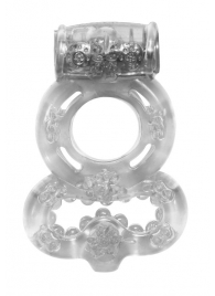 Прозрачное эрекционное кольцо Rings Treadle с подхватом - Lola Games - в Грозном купить с доставкой